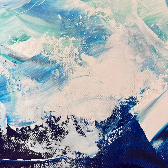 Original acrylic piece - titled Crashing Down - Picture 4 of 10